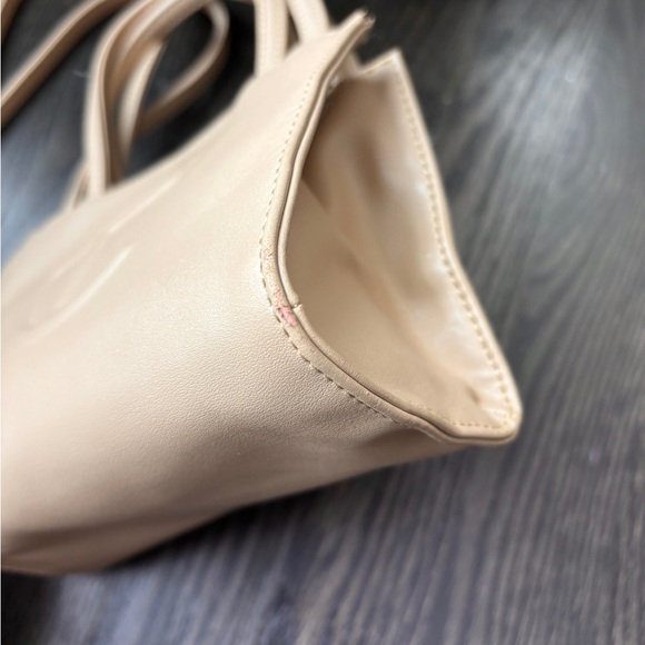 Telfar Small Cream PVC Shoulder Bag - Picture 10 of 13